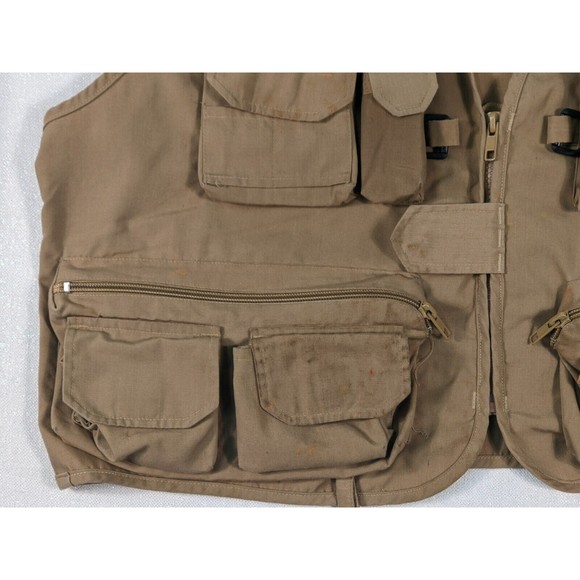 Wilderness Pro Traditional Fishing Vest Zipper Pocket Size L Fly Fishing - Picture 4 of 8